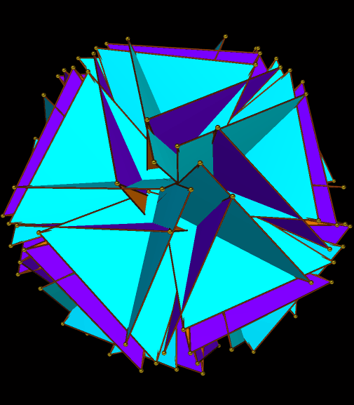 wrinkled polyhedron dual