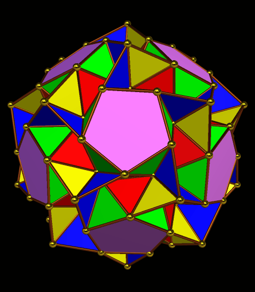 wrinkled polyhedron