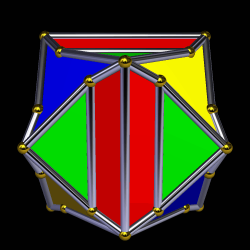 zonohedrified icosahedron xyz 22nd stellation