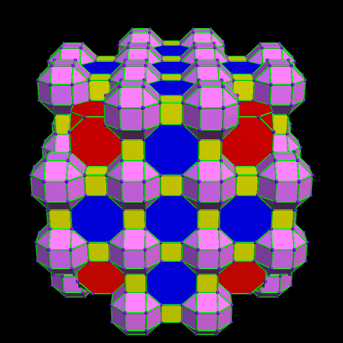 space filling attempt with RCO and cubes and truncated cubes and octagonal prisms 10