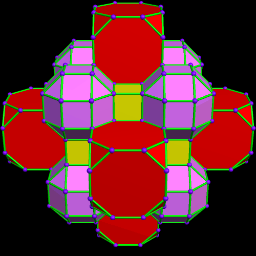 space filling attempt with RCO and cubes and truncated cubes and octagonal prisms 2