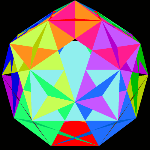 30 GOLDEN RECTANGLES RAINBOW