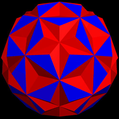 another stellation of a faceted icosidodecahedron
