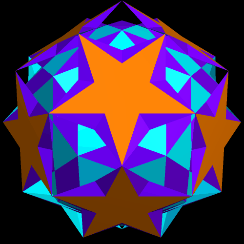Faceted Stellated Rhombic Triaconta