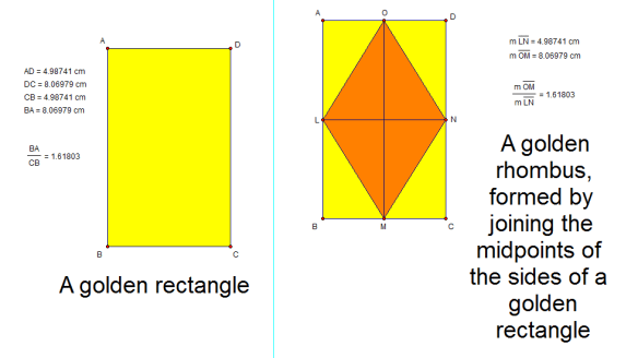 golden rhombus