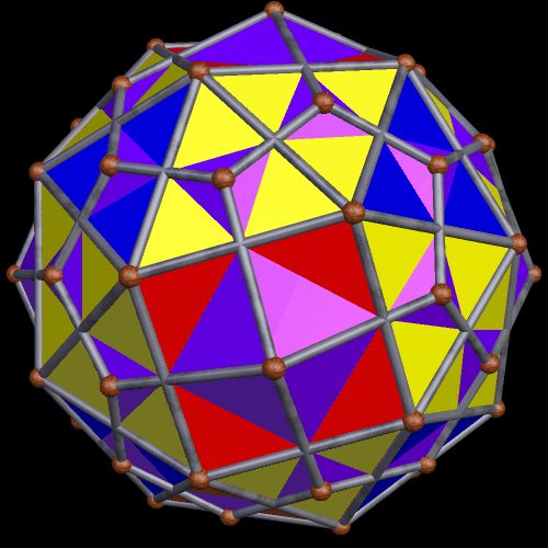 Penta Icositetra & snub cube compound