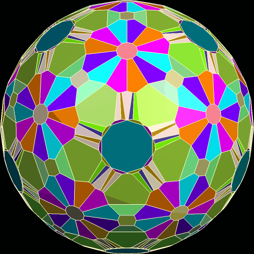 1800 FACES DUAL ITSELF HAS 960 FACES