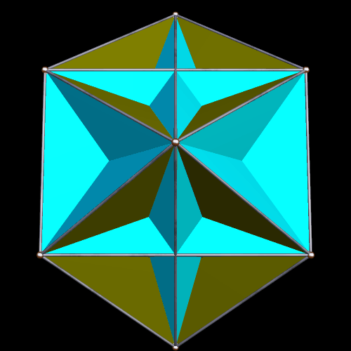 appears to be a facted cuboctahedron