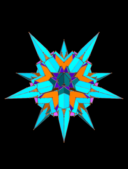 Dual of Augmented Icosidodeca