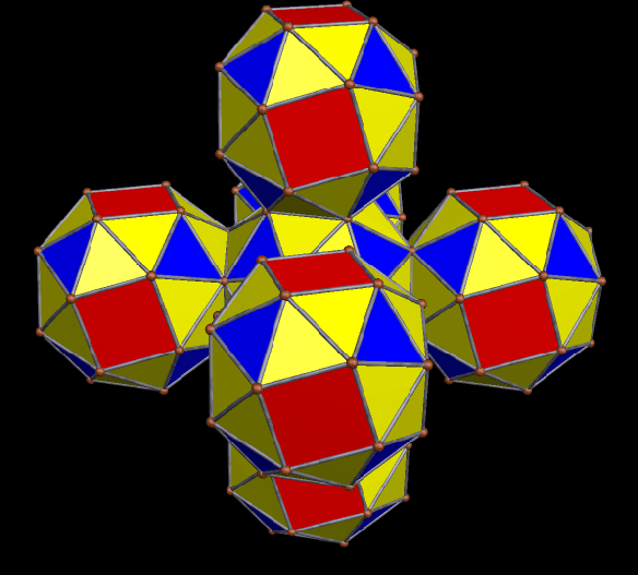 Snub Cube A augmented with B