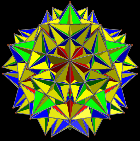 Augmented Icosa its excavated with great icosas