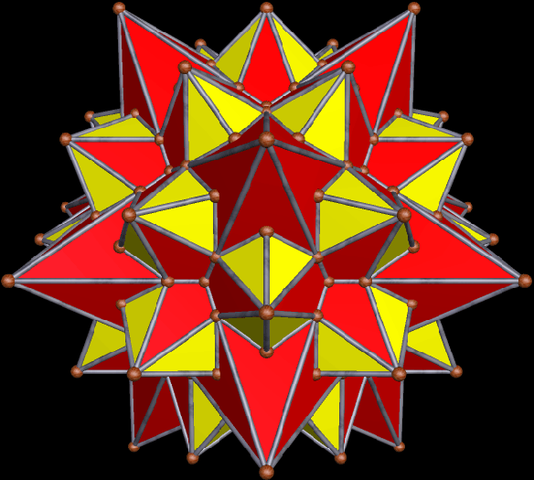 Glimpses of the invisible visible version 20th stellation of the icosidodecahedron