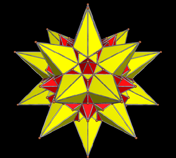 Glimpses of the invisible visible version 89th stellation of the icosidodecahedron