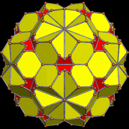 Rhombicosidodeca 198th stellation