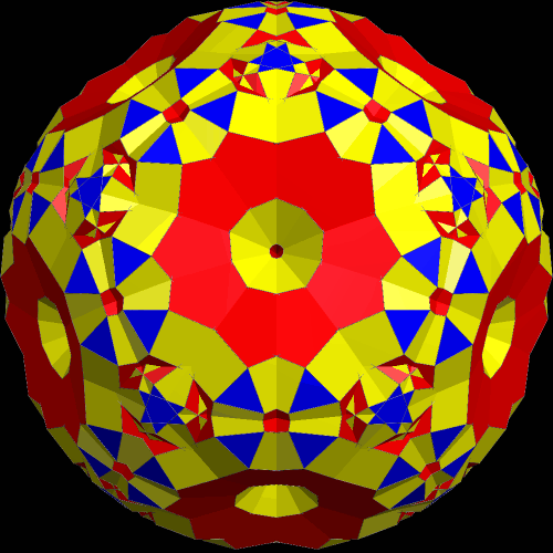 160 RIDs augmenting the triangular faces of snub dod enan pair compound