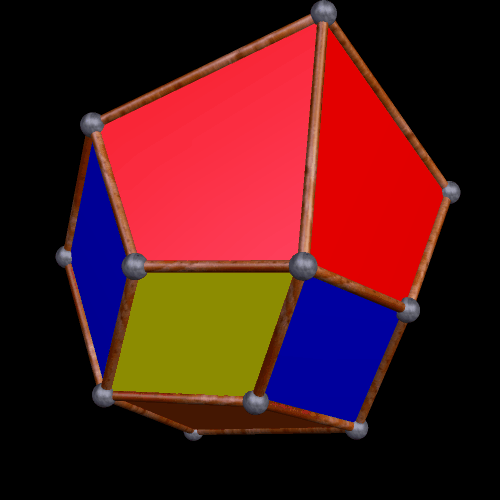 rhombus-elongated trapezohedron with n = 4