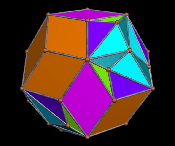 Faceted Dual pyritohedral and chiral