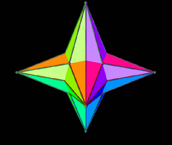 Small Cubicubocta dual the small hexacronic icositetrahedron