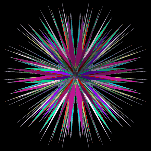 Stellated 5 Icosahedra final stellation