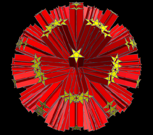 BALL OF TALL STAR PRISMS