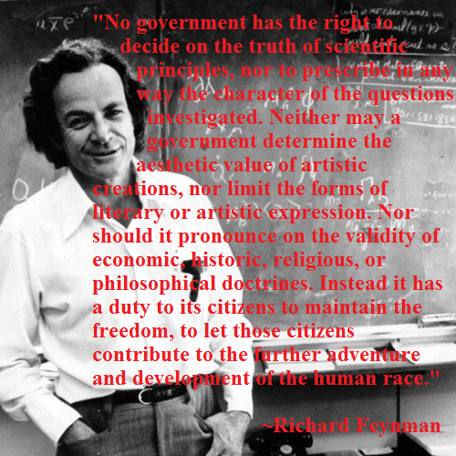 richard-feynman on limited government