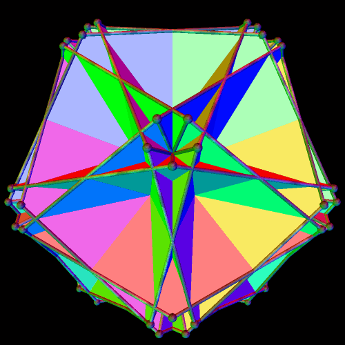 Stellated Strombic Hexeconta rainbow
