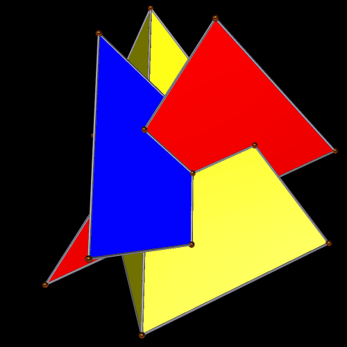 compound of three skew tetrahedra