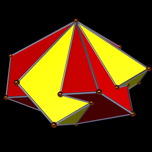 compound with 12 faces total