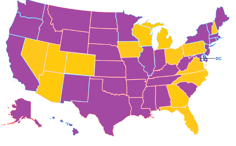 14 states decide who the president is