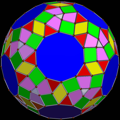 An expanded snub dodecahedron