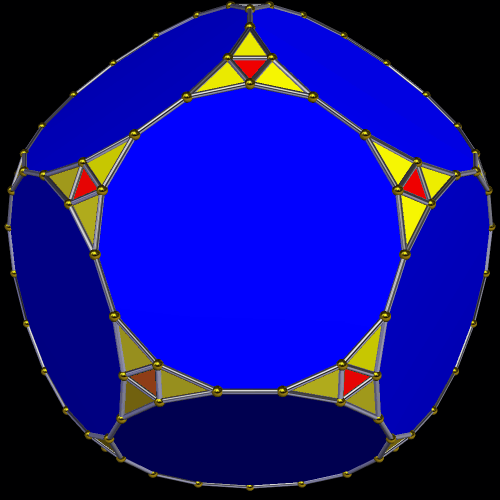 42.5 vertex angles in yellow triangles