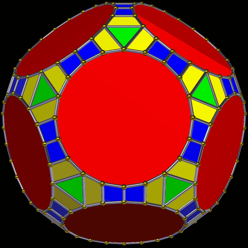 Convex hull with 12 reg icosagons