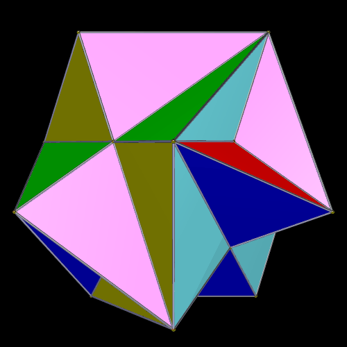 Dodeca tetrahedrally stellated mutliple times