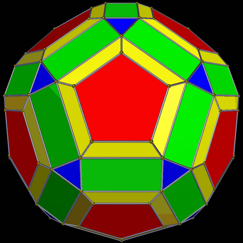 Convex hull of the reaugmented icosahedral cluster