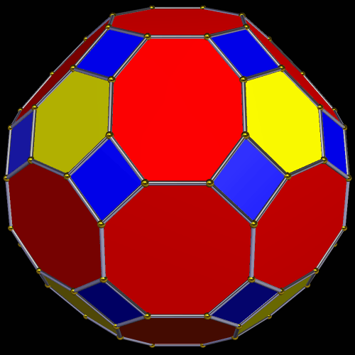 Octagon-dominated zonohedron