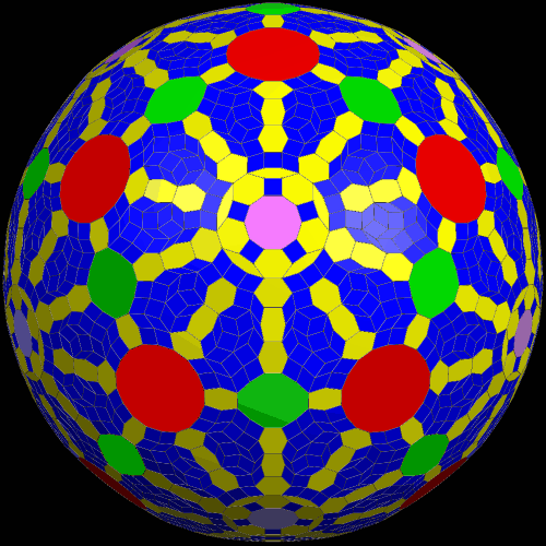 Zonohedrified Convex hull features octadecagons.gif