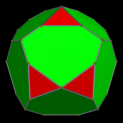 Icosidodeca 2nd tetstell with heptagons and triangles is pyritohedral.gif