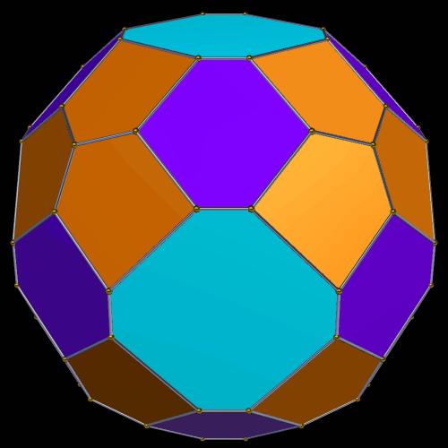 octagons, hexagons, and pentagons