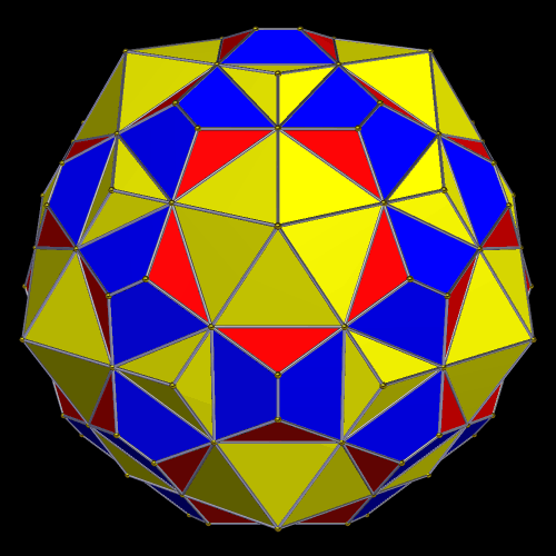 Rhombicosidodeca 18th stellation and an interesting compound