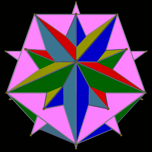 Compound of Great Stellated Dodeca and Great Dodeca 2