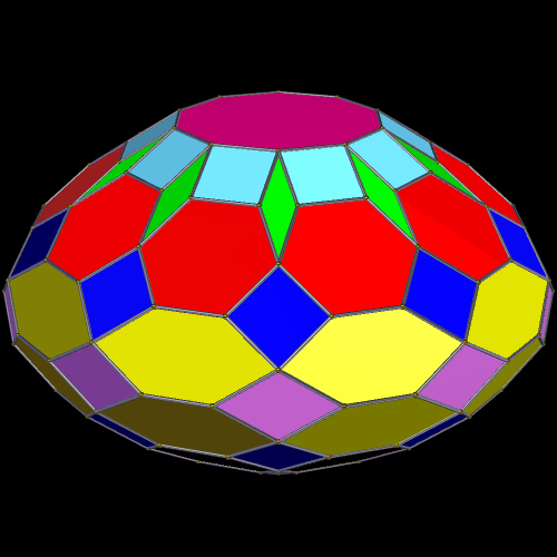 zonohedrified penta dipyramid e